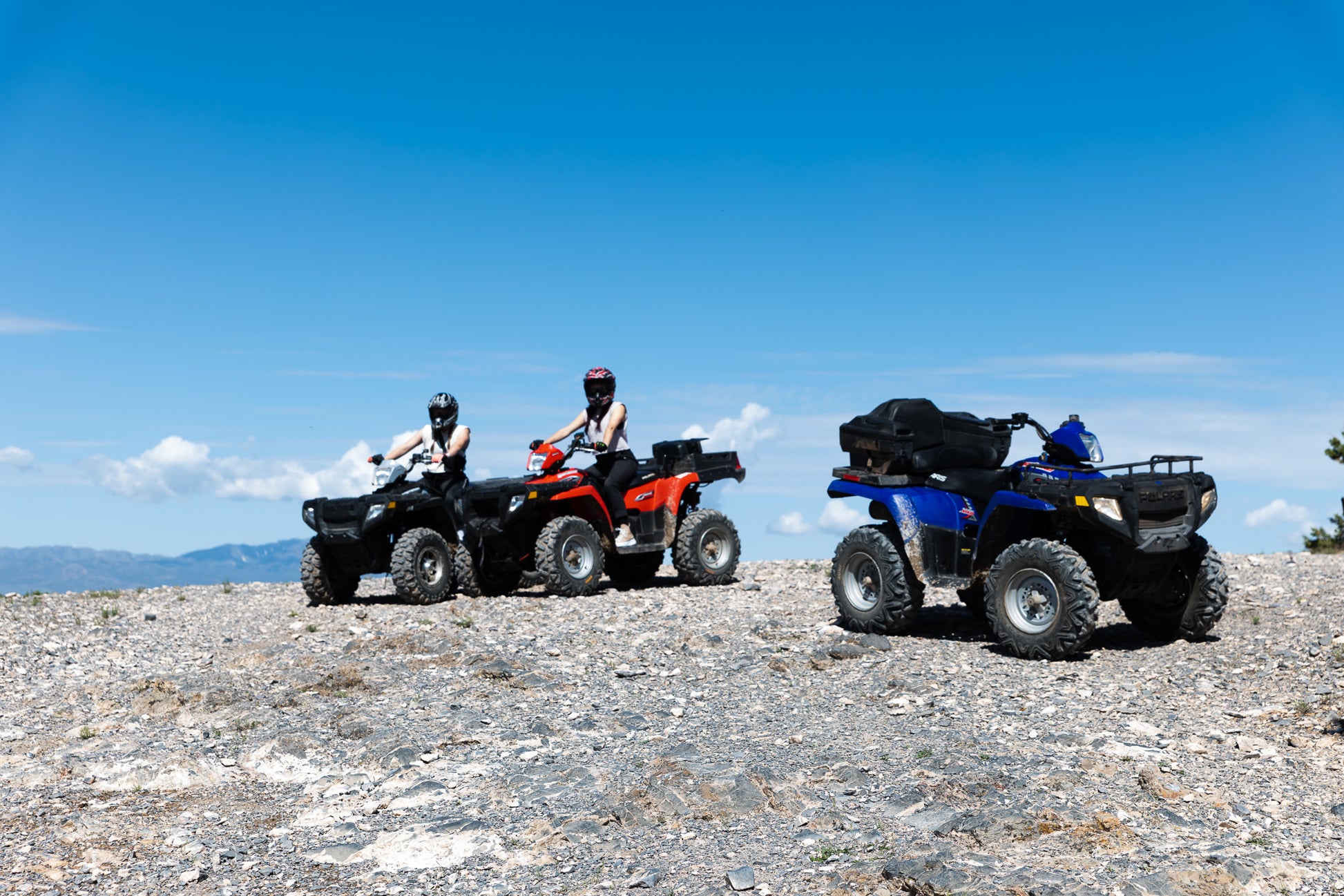 ATV Rentals Parked at FIve mile pass